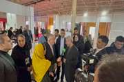 بازدید وزیر و معاون گردشگری وزارت میراث فرهنگی، گردشگری و صنایع دستی از غرفه گردشگری سلامت دانشگاه علوم پزشکی تهران 