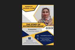 برگزاری ژورنال کلاب گروه اقتصاد و مدیریت دارو با موضوع The Story Of Entrepreneurship 15 آبان ۱۴۰۲