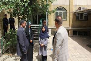 بازدید سرزده رئیس دانشگاه علوم پزشکی تهران از ساختمان شماره ۲ دانشکده پیراپزشکی