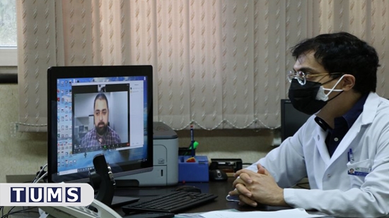 جلسه مجازی پذیرش دانشجوی بین الملل بیمارستان فارابی