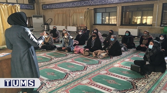 جلسه آموزشی خود مراقبتی در اختلالات اضطرابی در مجموعه دارالقرآن شهرستان اسلامشهر