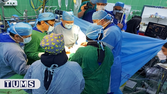 عمل جراحی تعبیه قلب مصنوعی LVAD در مرکز قلب تهران