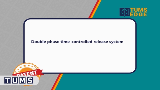 Double phase time-controlled release system 